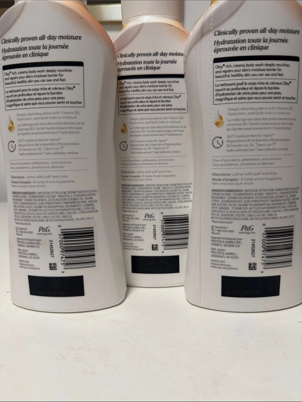 3 Olay Bodywash